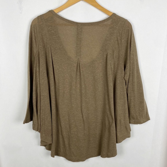 Free People Tambourine Tee Jersey Brown Size Medium - Picture 3 of 8